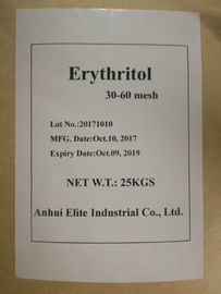 Natural Zero Calorie Sweetener 60 - 80 mesh Erythritol For Candy Product