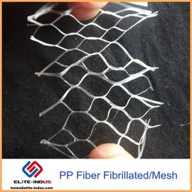 100% Fibrillated Polypropylene Fibers , PP Fiber Concrete For Waterproof Layer / Floor