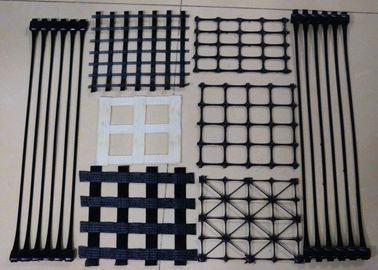 Asphalt Coating Biaxial Plastic Geogrid 50 75 100 150 Kn/M For Bitumen Asphalt Road