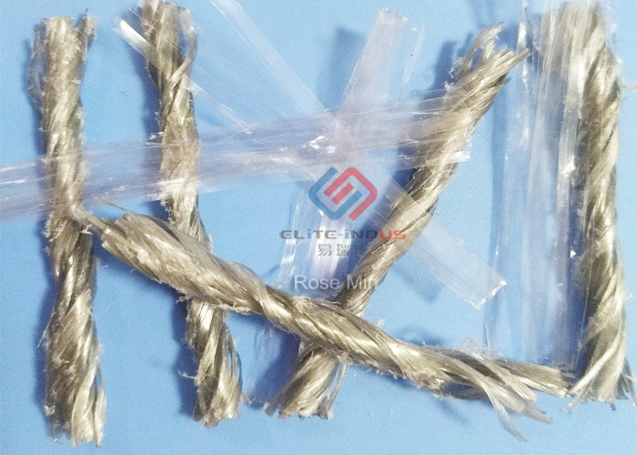 54mm Polypropylene Hybrid Fiber For Concrete Reinforcement